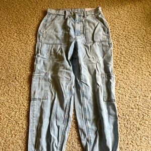American Eagle High Waisted Denim Jogger